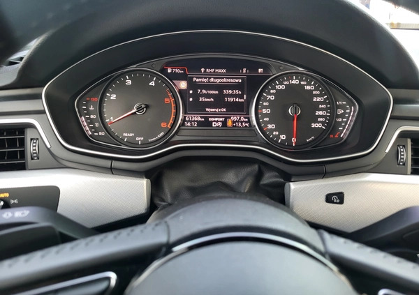 Audi A4 cena 119900 przebieg: 63000, rok produkcji 2019 z Dębica małe 154